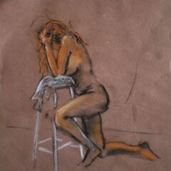 Female Nude Kneeling