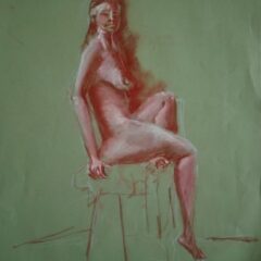 Seated Female Nude # 6