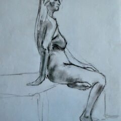 Seated Female Nude # 7