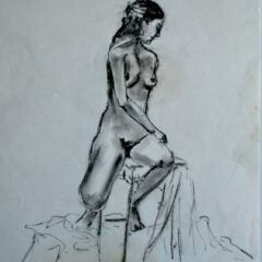 Seated Female Nude # 9